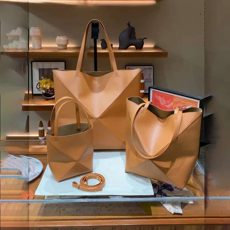 Jamhoo Designer Puzzle Foldable Geometry Large Capacity Bags Portable One Shoulder Tote Bag