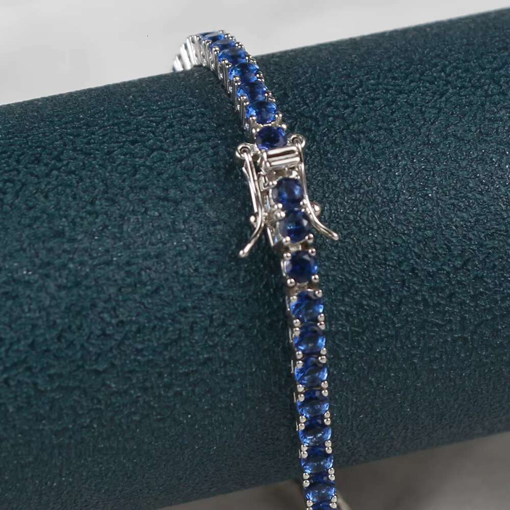 Hot Sale 925 Sterling Silver Fashion Jewelry Charm Bracelet High Quality Trend Moissanite Luxury Tennis Bracelet for Women