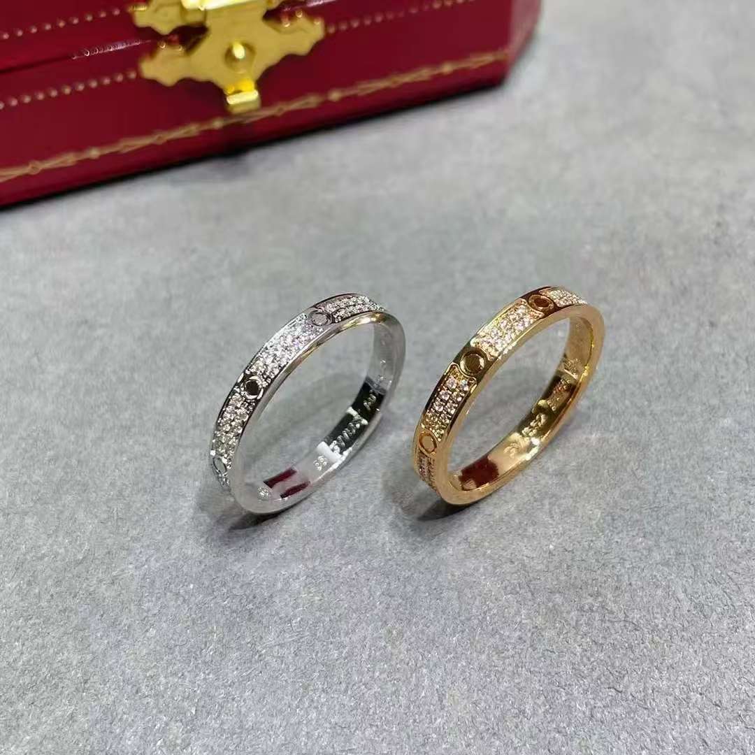 ring rings designer ring High quality Wedding souvenirs Valentine's Day Traveling essentials with box Wholesaler 4389
