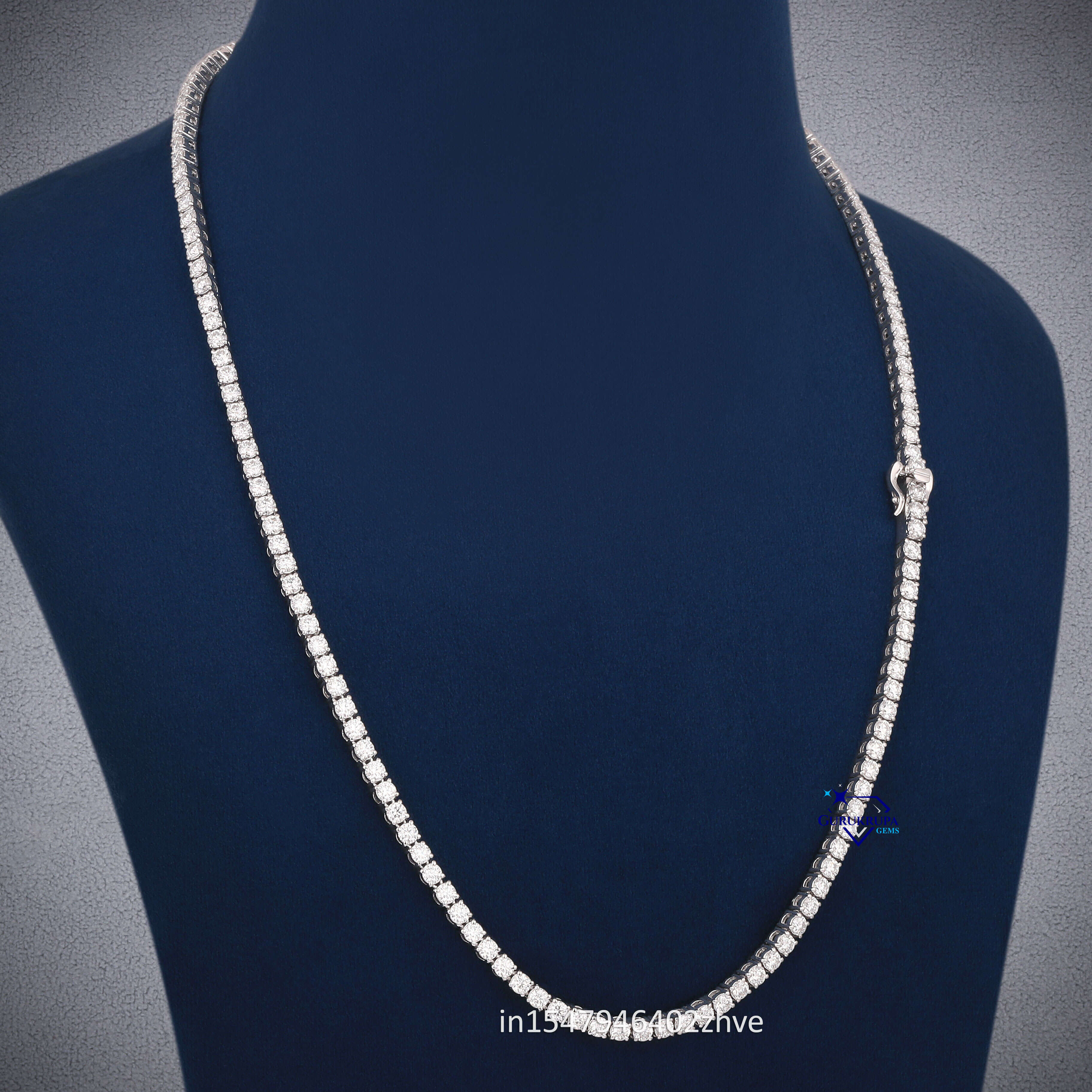 Premium Quality D Color Moissanite Diamond 925 Sterling Silver Tennis Chain 3 mm Fine Necklaces For Women jewelry Any Occasion