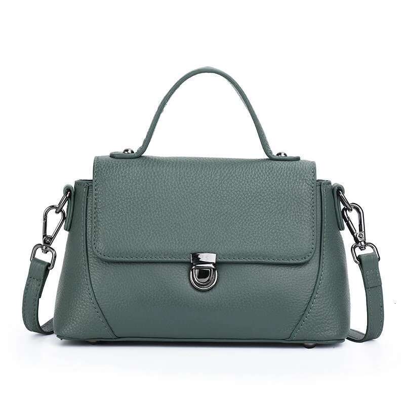 2025 New Genuine Leather Women's Designer Ladies Handbags Shoulder Messenger Bag Fashion Trend Small Square Bags