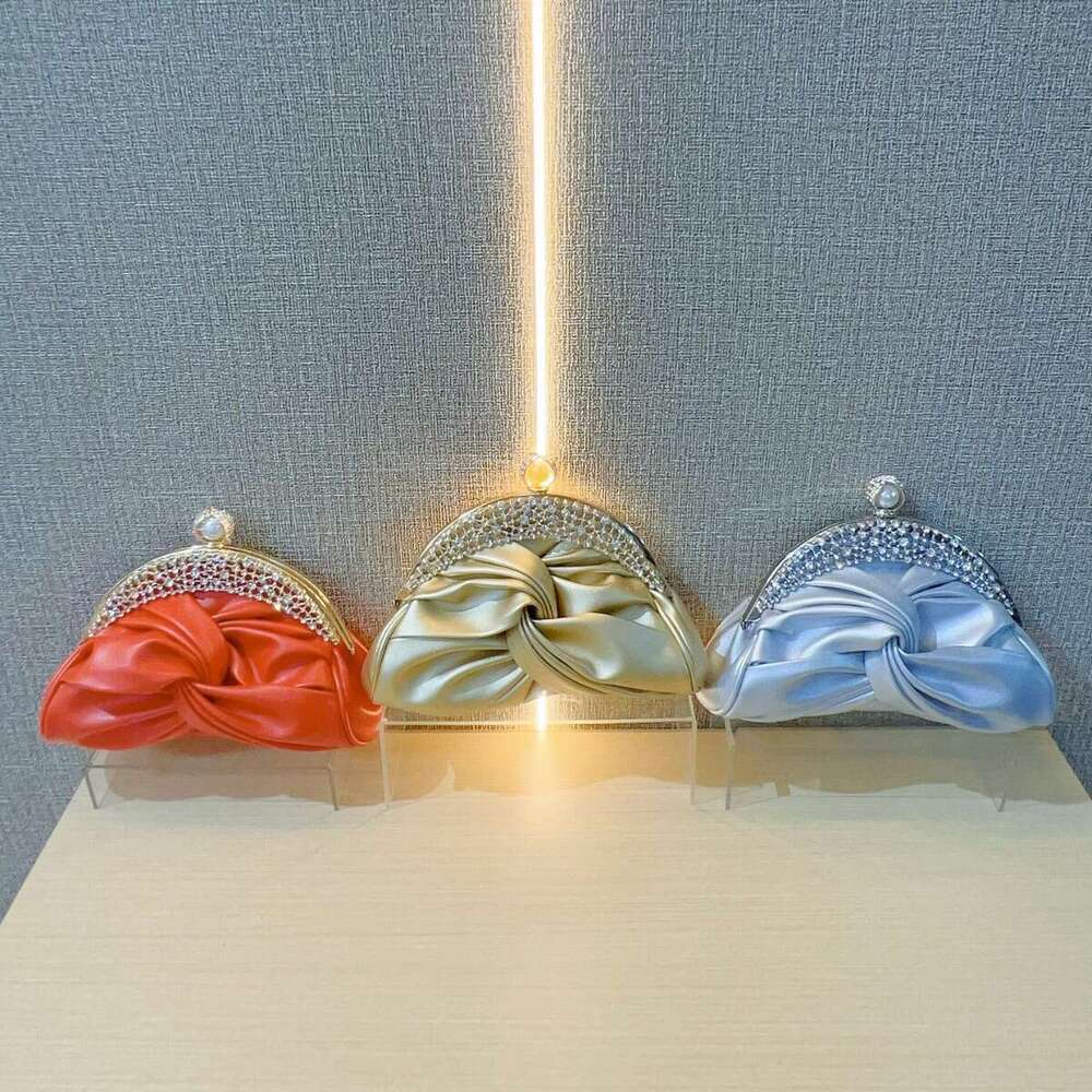 Dinner Bag New Socialite Rhinestone Evening Dress Women S Handbag Chain Bar Diagonal Cross Dinner Formal Dress Bag Bride Bag KQ