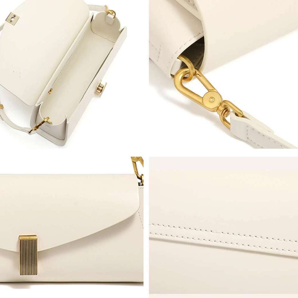 Hifashion Elegant Genuine Leather Underarm Shoulder Bags For Women 2025 Designer Crossbody Purses Square Ladies Handbags