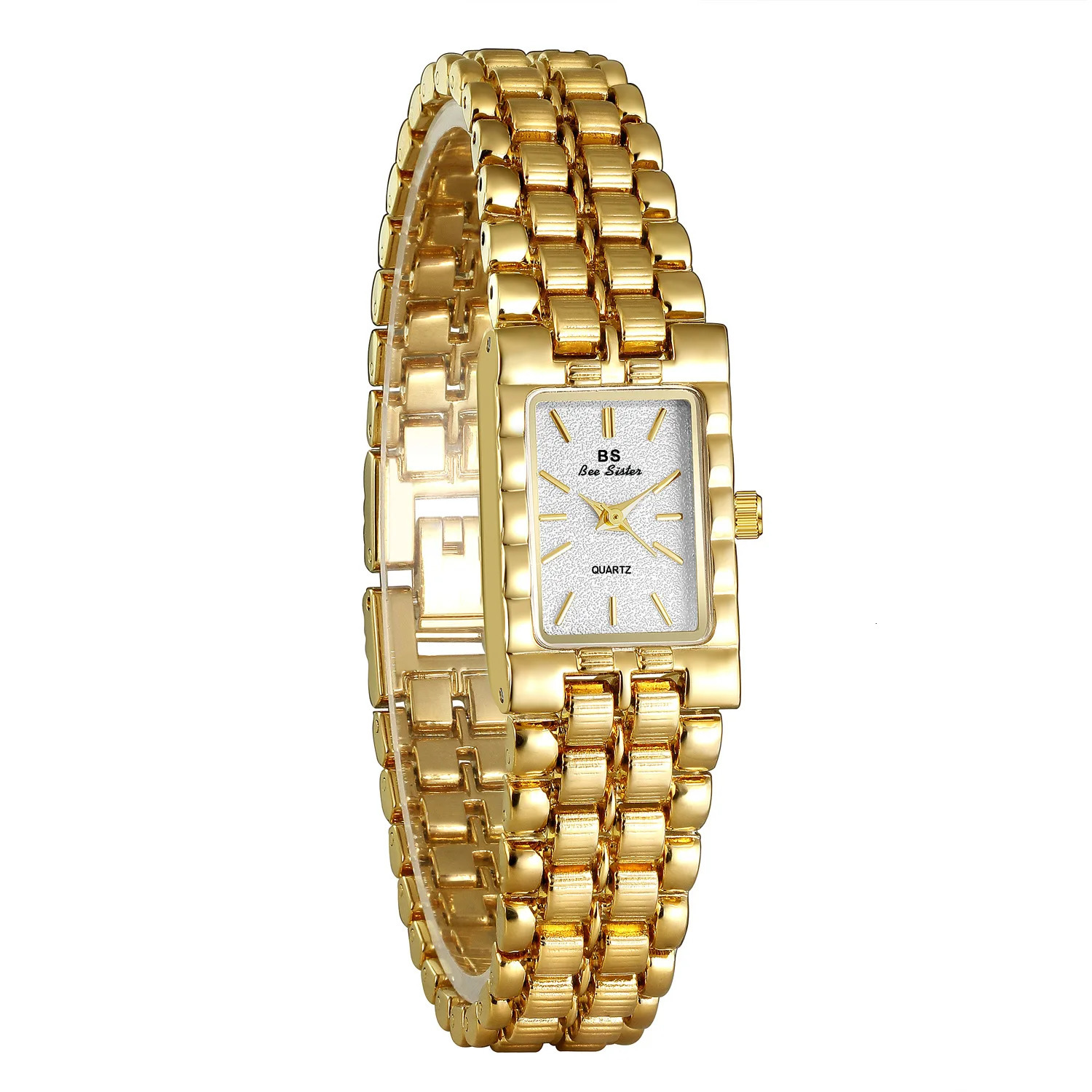 Home>Products> Retro Gold Rectangular Classic Womens Watch>Fashion Stainless Steel Womens Watch 250425