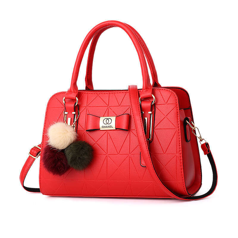 Hot Sale Explosive Large Capacity Women's Bag Fashionable Emed Middle aged Single Cross Shoulder Handbag 2025 Stylish Versatile New Trendy Ins