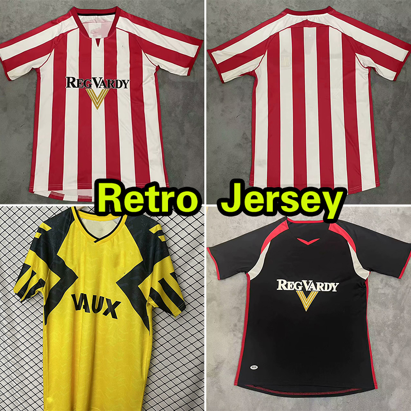 92 93 05 06 SUNDERLAND Retro Soccer Jerseys 1992 1993 2005 2006 Home Away Classic Vintage Football Shirt MEN kids kit Camiseta Futbol Shirts uniforms