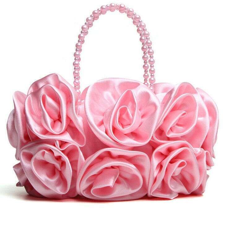 Dinner Bag Chaozhou Moonlight Flower Small Korean Makeup Crafted Silk Evening Bridal Bridesmaid Bag KQ