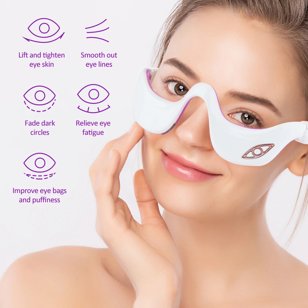 Electric Eye Massager Anti Wrinkle Aging Eye Care Beauty Tool Massage Rechargeable Eye Fatigue Relief Device 250422