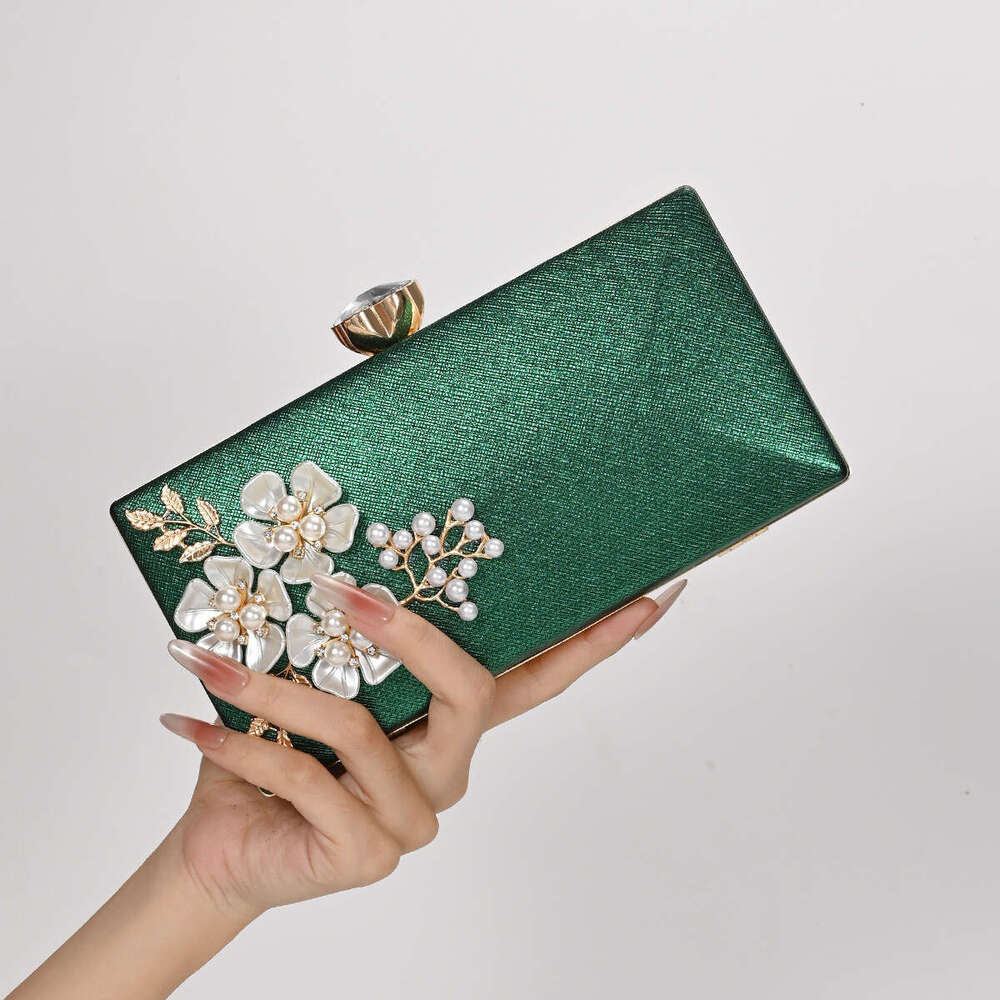 Dinner Bag New Trendy Pearl Bridal Dress Fashionable Light Luxury Socialite Banquet Bag Hand Held Shoulder Bag KQ