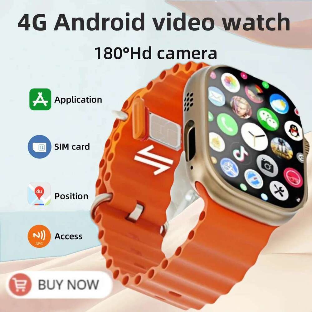 4G smartwatch CDS9 S9 S10 256GB storage download application original rotating camera GPS WIFI heart rate tracker sports watch
