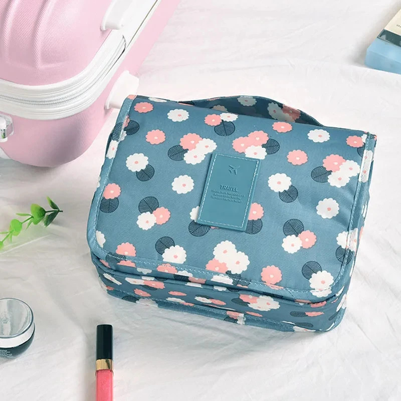 Multi functional travel hooks face wash bag cosmetic storage bag waterproof toilet beauty organizer ladies bathroom storage bag 250425