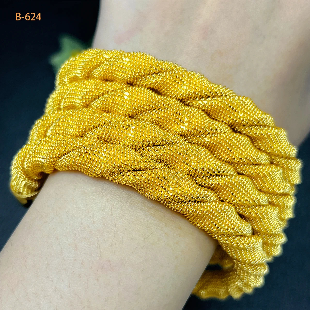 ANIID Dubai 24K Gold Bracelet Womens Arabic Charm Bracelet Cuff Bracelet Nigeria Wedding Jewelry Party Gift 250425