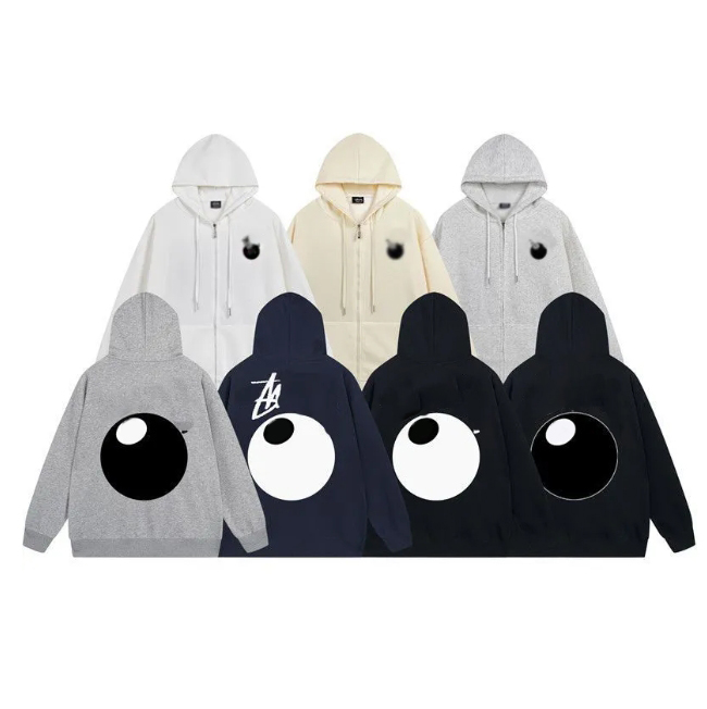 Hoodie Designer stussyhoddie Sweatshirt Men's Hoodie Street Style Stud Hoodie High Quality Sweatshirt Breathable Print Comfortable stus hoodie Fabric Sweat
