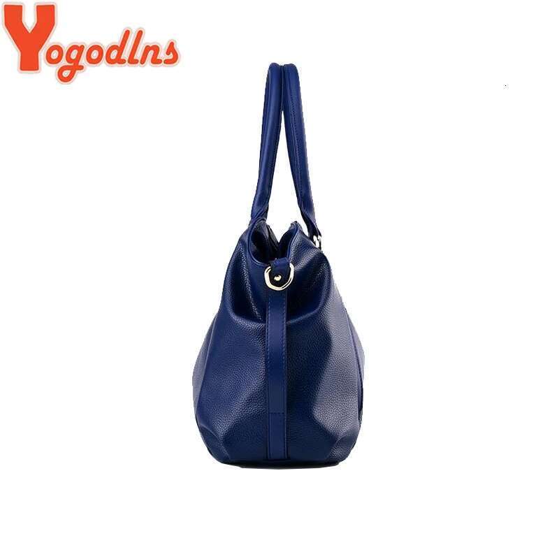 Yogodlns Designer Women Handbag Female PU Leather Bags Handbags Portable Shoulder Bag Office Ladies Hobos Totes