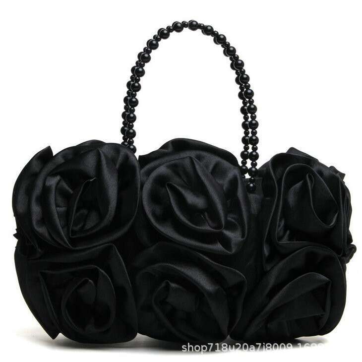 Dinner Bag Chaozhou Moonlight Flower Small Korean Makeup Crafted Silk Evening Bridal Bridesmaid Bag KQ