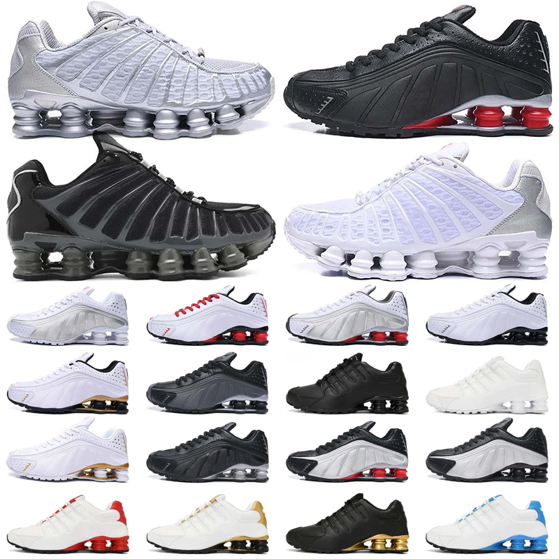 New Designer outdoor sports running shoes for mens womens classic triple black white silver gold tl trainers sneakers size 40-46