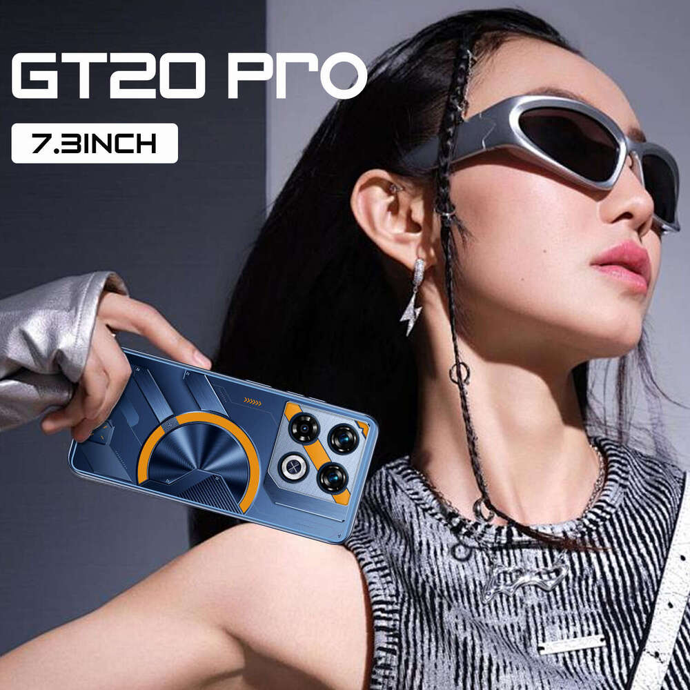 GT20 Pro 7.3HD 16GB+1TB smart dual SIM 5G Android display 72MP+108MP camera phone fingerprint face recognition GPS