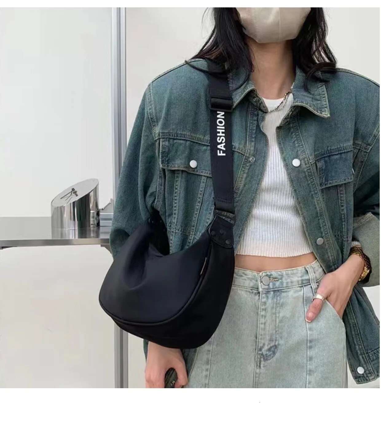 Women Tote Classics Lady Tote Embroidered Shoulder Bags Old Over Woman Fashion Nylon Handbag Bag
