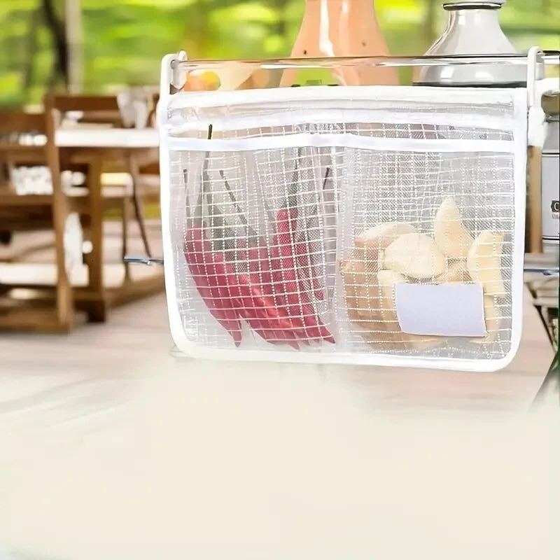 1 refrigerant door manager for refrigerator hanging mesh bag for kitchen storage bag 250425
