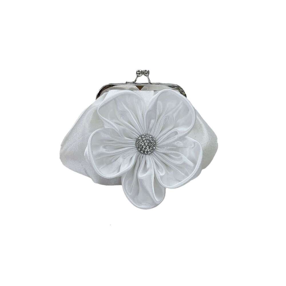 Dinner Bag New Flower Handheld Diagonal Cross Evening Dress Women S Silk Fairy Bride Bridesmaid Versatile Small Bag KQ