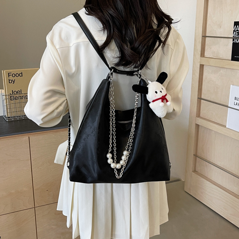 Bestselling! 2025 Designer Beaded Strap Shoulder Bag - Large Capacity Crossbody Purse Free Shipping Trendy Boho Women's Work & Casual Handbag
