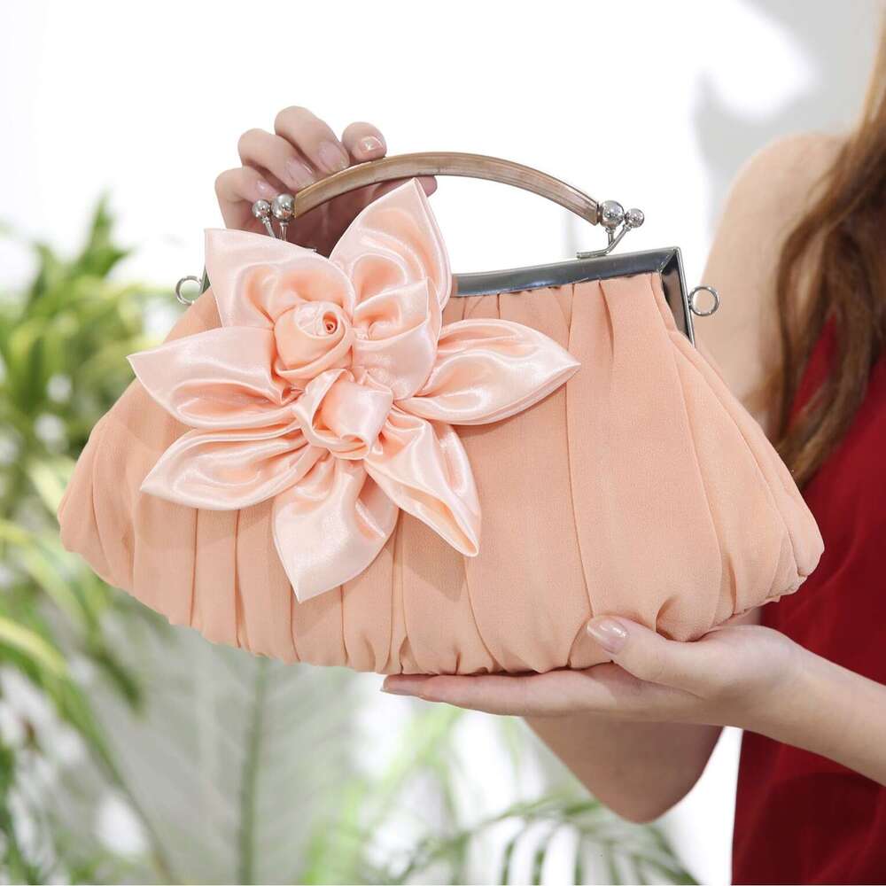 Dinner Bag Cute Flower Banquet Handheld Bride Multi Color Evening Makeup Bag Can Be Mixed With Batch KQ