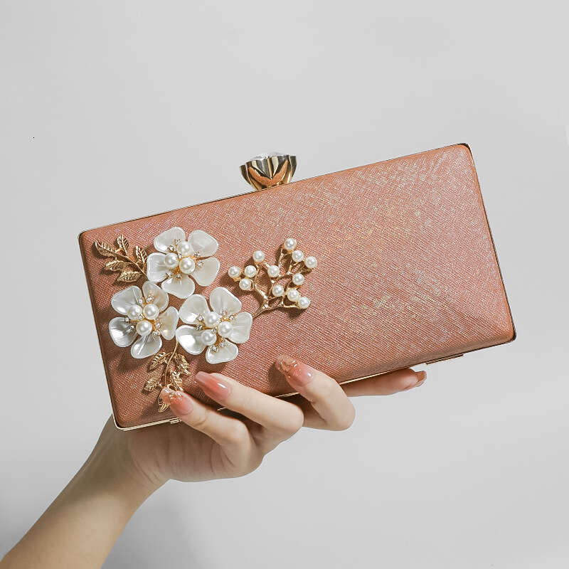 Dinner Bag New Trendy Pearl Bridal Dress Fashionable Light Luxury Socialite Banquet Bag Hand Held Shoulder Bag KQ