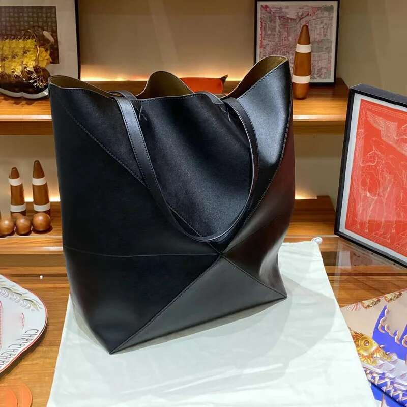 Jamhoo Designer Puzzle Foldable Geometry Large Capacity Bags Portable One Shoulder Tote Bag