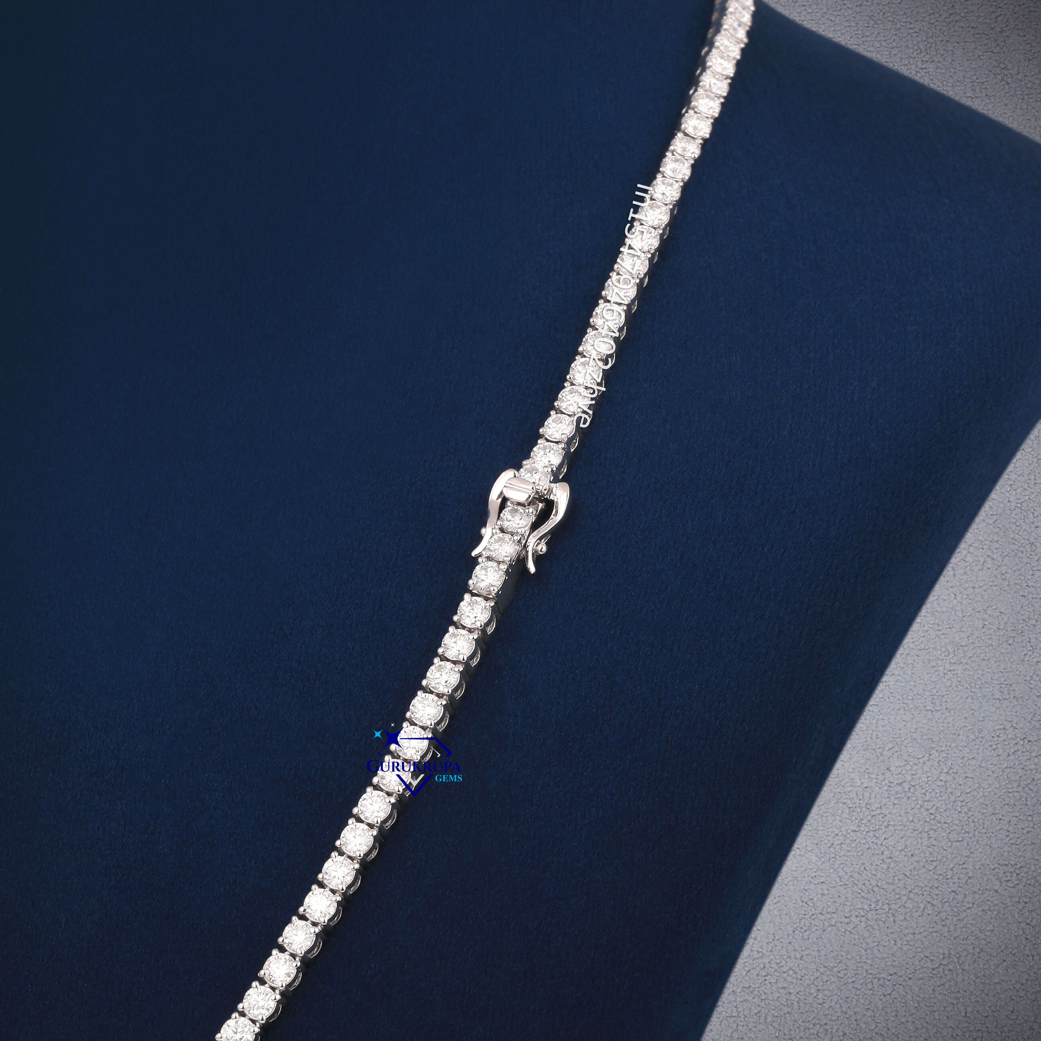 Premium Quality D Color Moissanite Diamond 925 Sterling Silver Tennis Chain 3 mm Fine Necklaces For Women jewelry Any Occasion