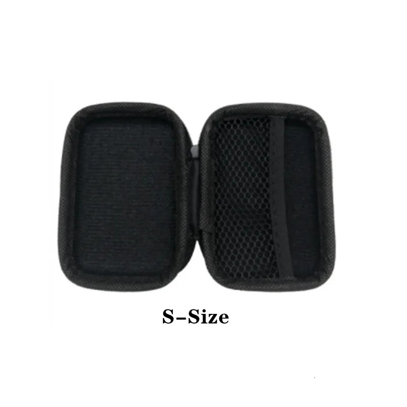 1/2 portable Eva storage bag zipper bag phone charger protective bag hard drive bag USB data cable storage bag 250425