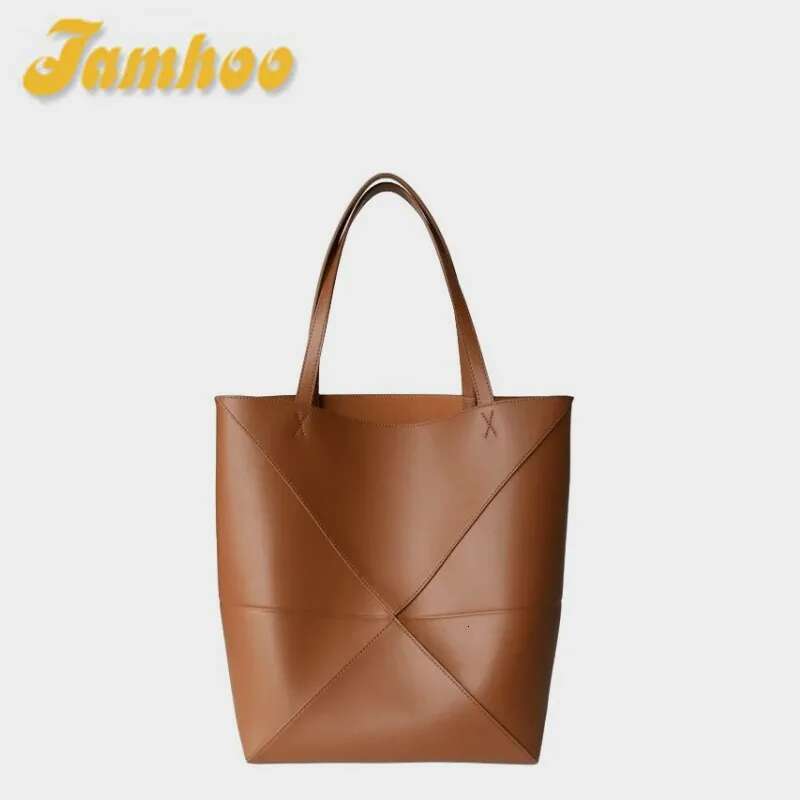 Jamhoo Designer Puzzle Foldable Geometry Large Capacity Bags Portable One Shoulder Tote Bag