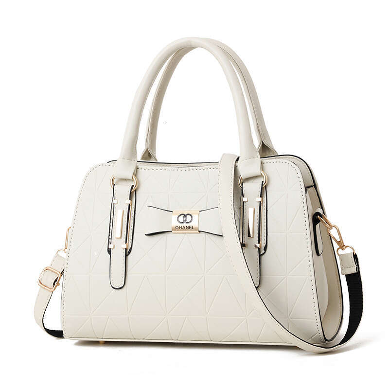 Hot Sale Explosive Large Capacity Women's Bag Fashionable Emed Middle aged Single Cross Shoulder Handbag 2025 Stylish Versatile New Trendy Ins