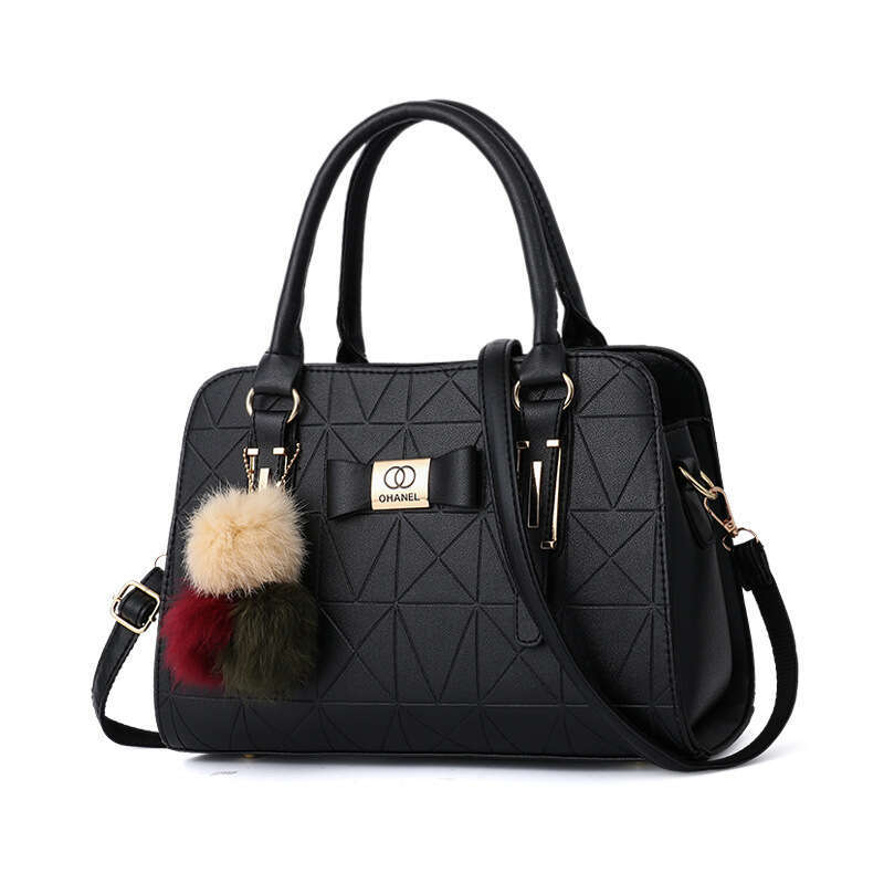 Hot Sale Explosive Large Capacity Women's Bag Fashionable Emed Middle aged Single Cross Shoulder Handbag 2025 Stylish Versatile New Trendy Ins