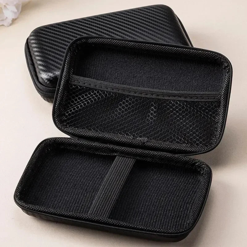 1/2 portable Eva storage bag zipper bag phone charger protective bag hard drive bag USB data cable storage bag 250425