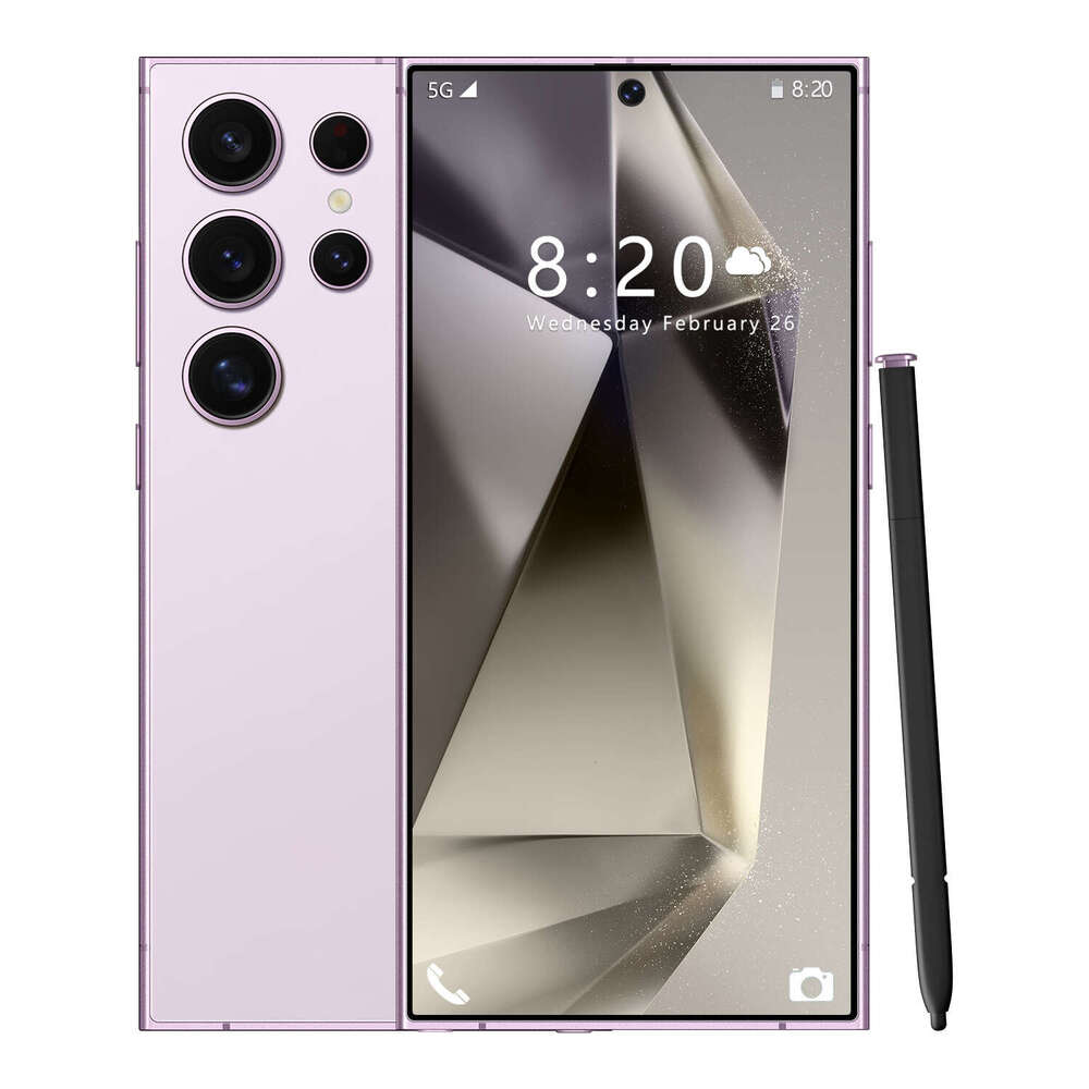 S25 Ultra 7.3HD 16+1TB smart phone 5G Android phone display 72MP+108MP camera Android 14 phone fingerprint recognition face recognition GPS