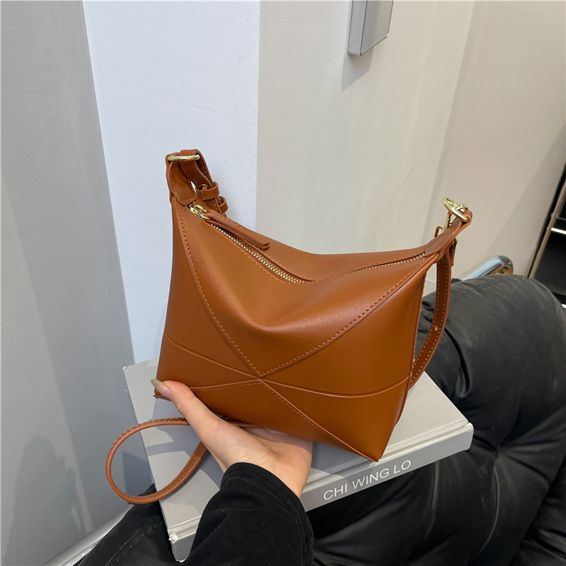 2025 Designer Geometric Shoulder Bag Women - Trendy Korean Crossbody Purse, Minimalist Underarm Handbag for Spring Summer (Free Shipping)