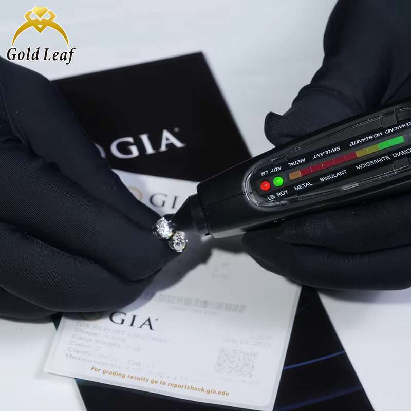 14K White Gold 0.30CT-5CT GIA/IGI Certified DEF VVS White Clear Round Cut Lab Grown Diamond Fine Stud Earrings Womens Jewelry