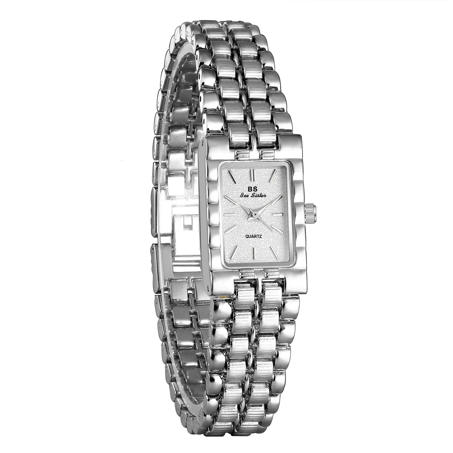 Home>Products> Retro Gold Rectangular Classic Womens Watch>Fashion Stainless Steel Womens Watch 250425