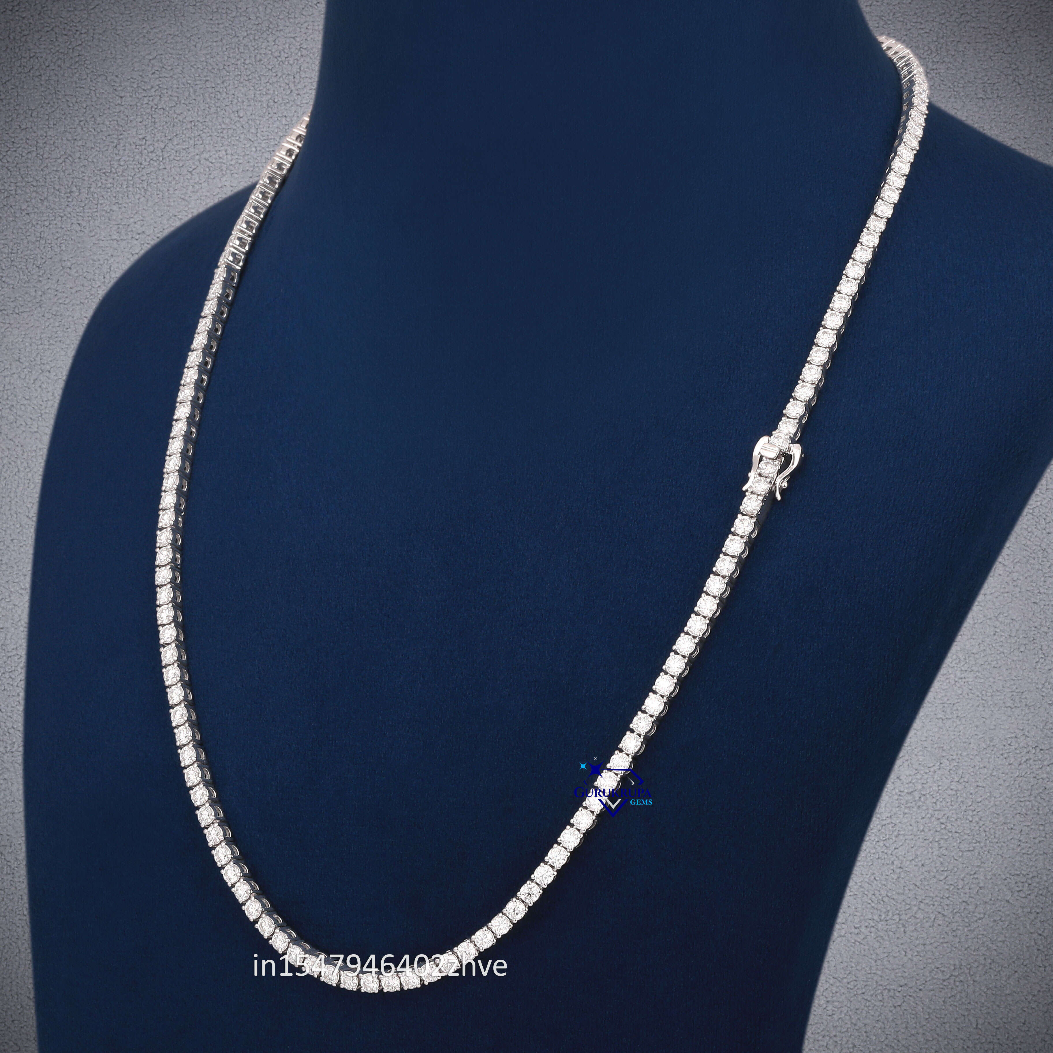 Premium Quality D Color Moissanite Diamond 925 Sterling Silver Tennis Chain 3 mm Fine Necklaces For Women jewelry Any Occasion