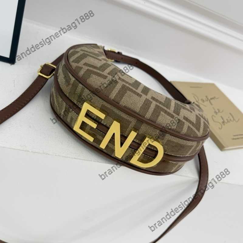 Designer Bag Classic Letter Canvas Underarm Bag Luxury Ladies' Handbag Fashionable Single-shoulder Crossbody Bag Half-moon Bag Business Dinner Bag Wallet ZLCA
