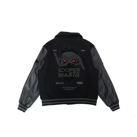 High-Density Letter Embroidery Bump-Filled Star Cotton Clothing Winter Trendy Style For Men And Women Couples Outerwear