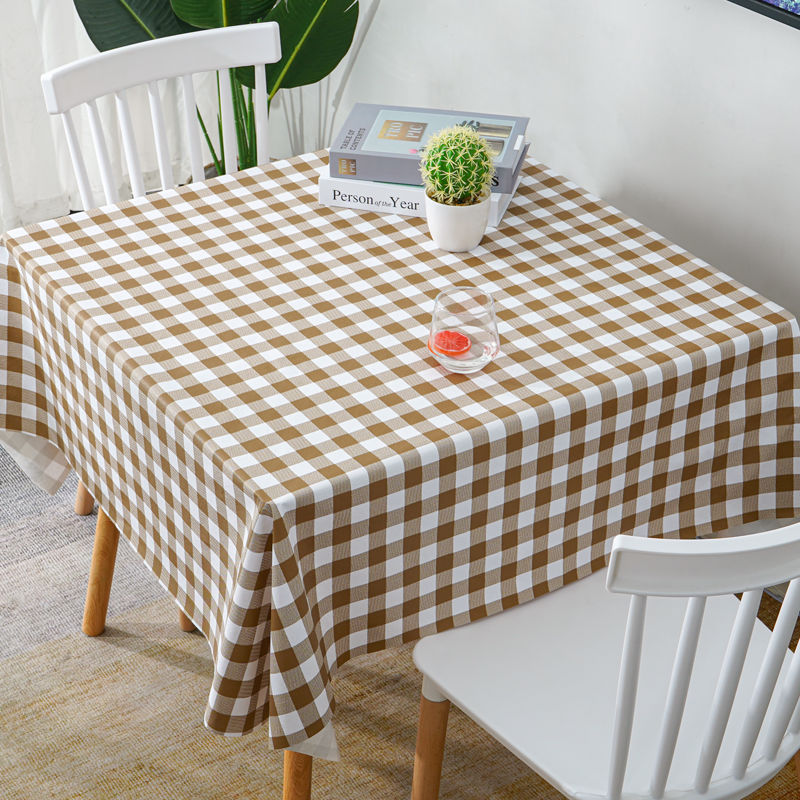 T0446 tablecloth waterproof, oil-proof and scalding-proof square tablecloth ins learning desktop decoration arrangement tablecloth pvc coffee table ma