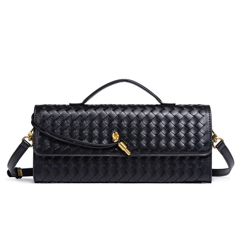 B Home Hand Woven Single Shoulder Organ Fashion Horizontal Square Handheld Versatile Diagonal Cross Bag