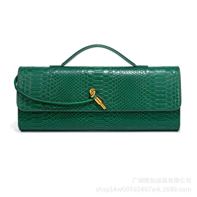 Fashionable Stick High End Handheld Banquet Bag, Women's Horizontal Version, Trendy and Small denomination Single Shoulder Crossbody Bag