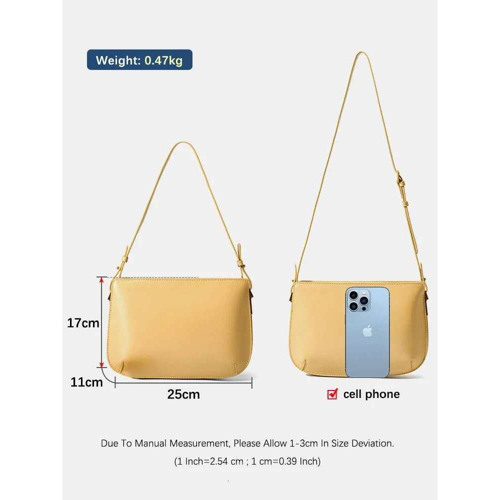 Zency Premium Split Leather Red Armpit bag Female Cowhide Messenger Bag Shoulder Crossbody Designer Handbag Sac