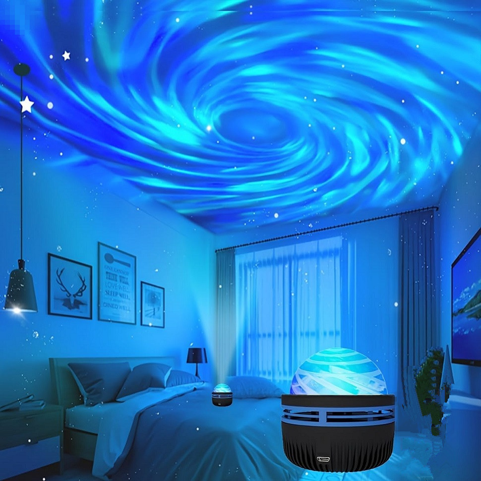 Northern Galaxy Light Projector - Aurora and Ocean Waves Dual Mode LED Lamp