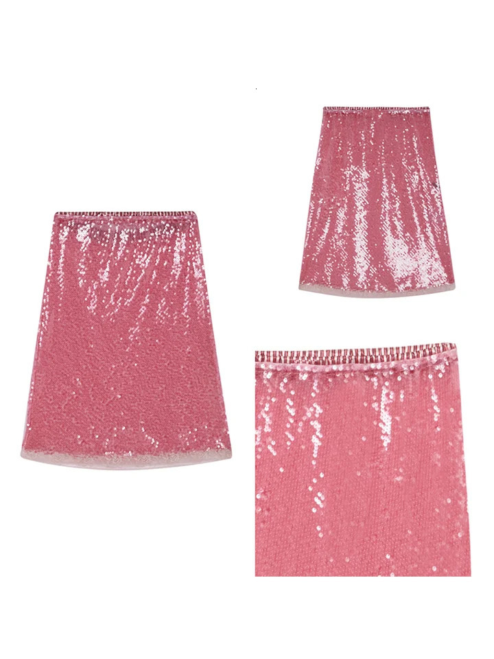 Absobe Womens Sequined Patchwork Contrast Lace Mini Skirt Sexy See Through Straight A-Line Short Skirt Fashion Street Partywear 250429