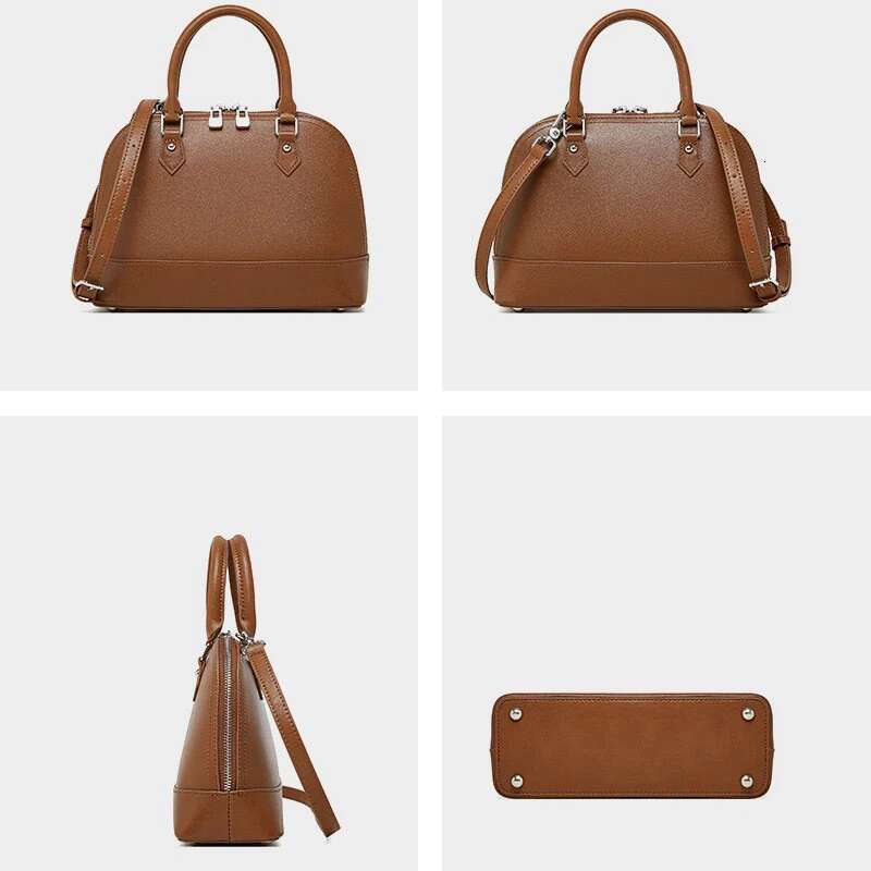 Woman Handbag Real Leather Shell Shoulder Crossbody Bag High Quality