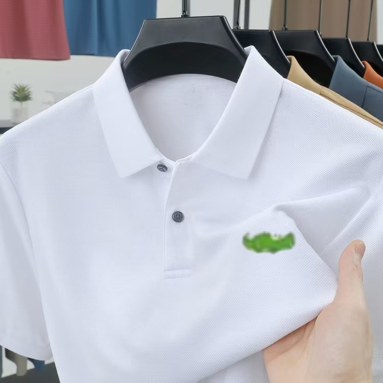 Mens Designer Polos High Quality Brand Small Horse Crocodile Embroidery Clothing Men Fabric Letter Polo Collar Casual T-shirt