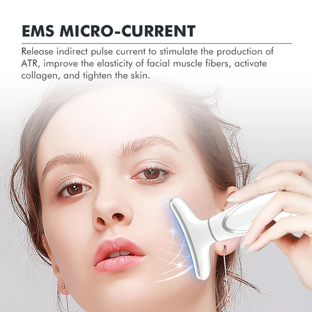 EMS Lifting Massager Ice Compress Neck Beauty Device Double Chin Remover Skin Lift Firming Beauty Massage Device 250422